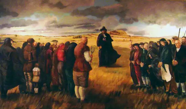 Covenanters conventicle at Loudon Hill